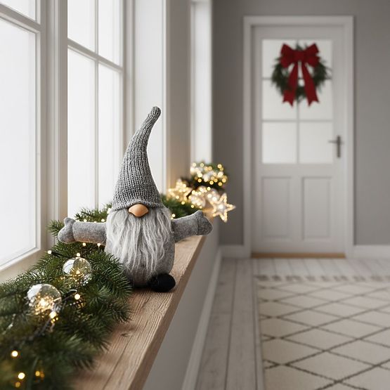 Christmas Elf 35 cm YX045 GREY