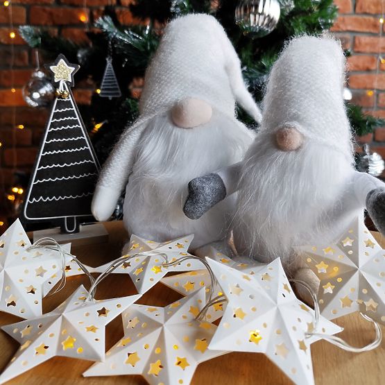 Christmas Gnome YX068 50cm White