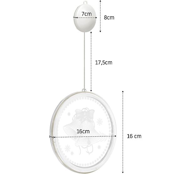 Christmas LED Decoration Bell 311382A
