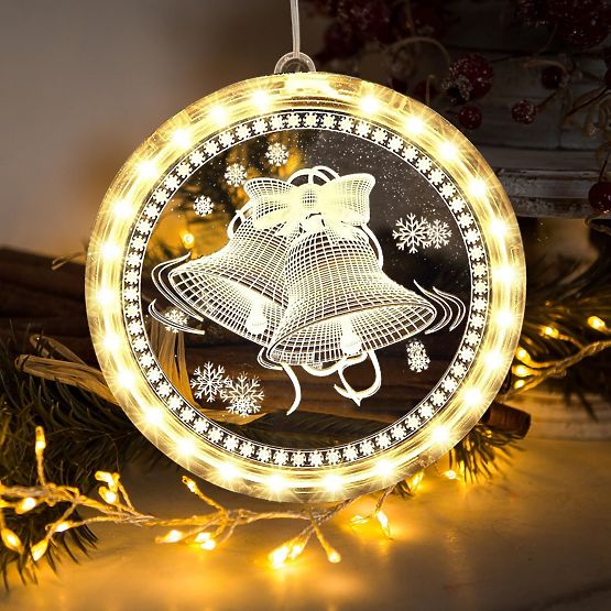 Christmas LED Decoration Bell 311382A