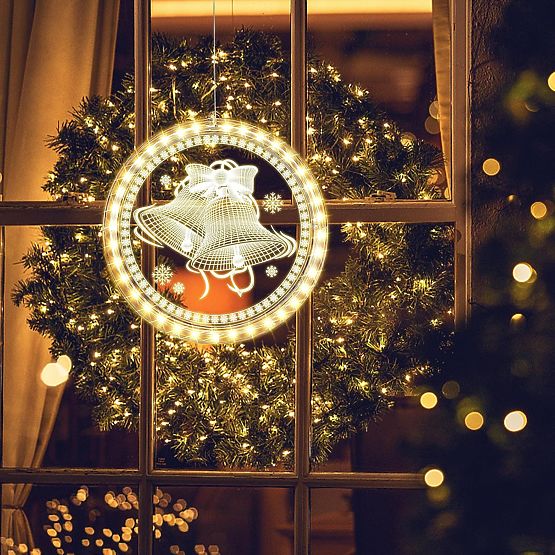 Christmas LED Decoration Bell 311382A