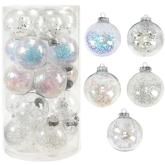 CHRISTMAS ORNAMENTS 20 PCS SYSD1688-059