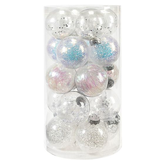 CHRISTMAS ORNAMENTS 20 PCS SYSD1688-059