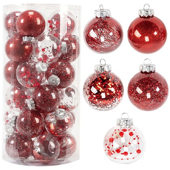 CHRISTMAS ORNAMENTS 30 PCS SYSD1688-070