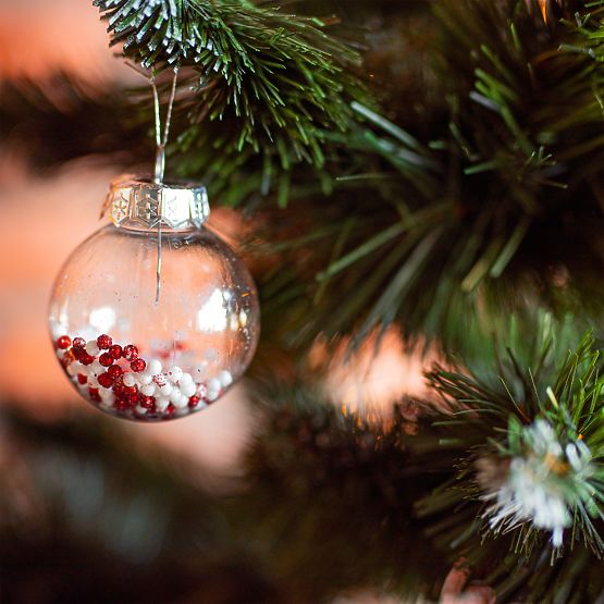 Christmas Ornaments Pink 24pcs sysd1688-088