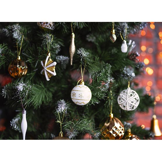 CHRISTMAS ORNAMENTS SYSD1688-184 73pcs