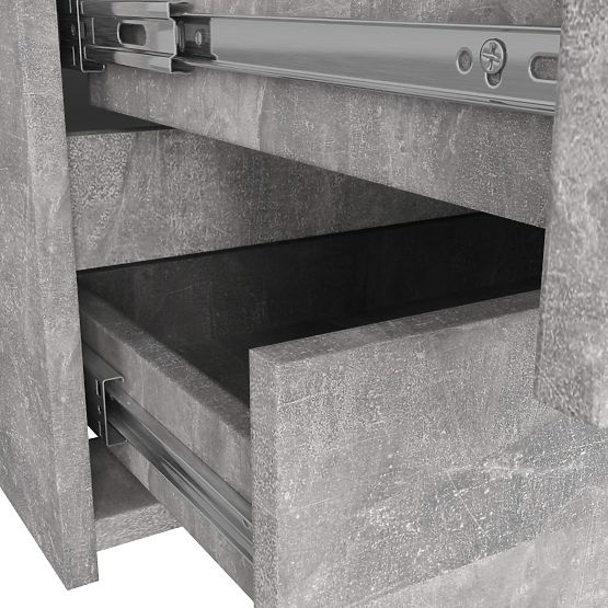 CL100 6-Drawer Concrete Dresser