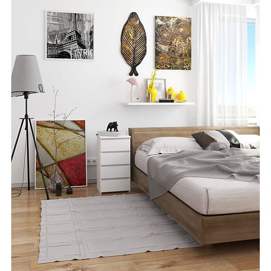 CL4 PK WHITE CHEST OF DRAWERS