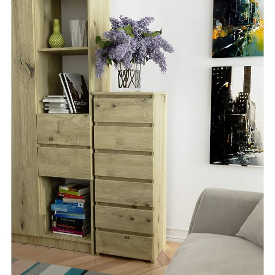 CL6 PK DUB ARTISAN CHEST OF DRAWERS
