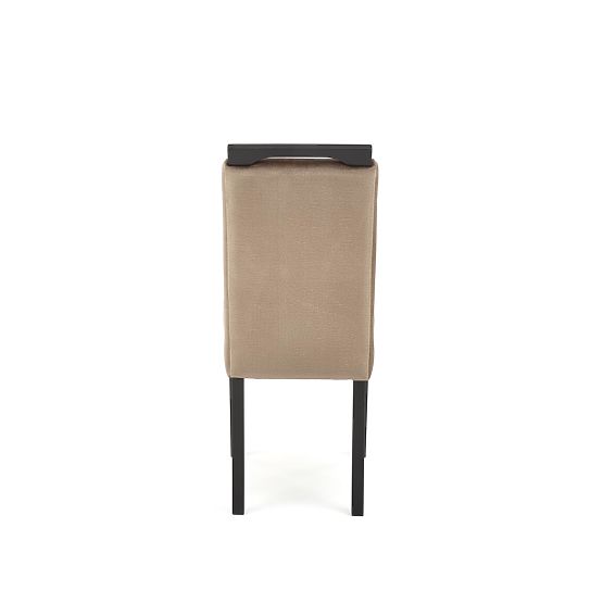 CLARION 2 Chair Black / Upholstery: MONOLITH 09 (Dark Brown) (1p=2pcs)