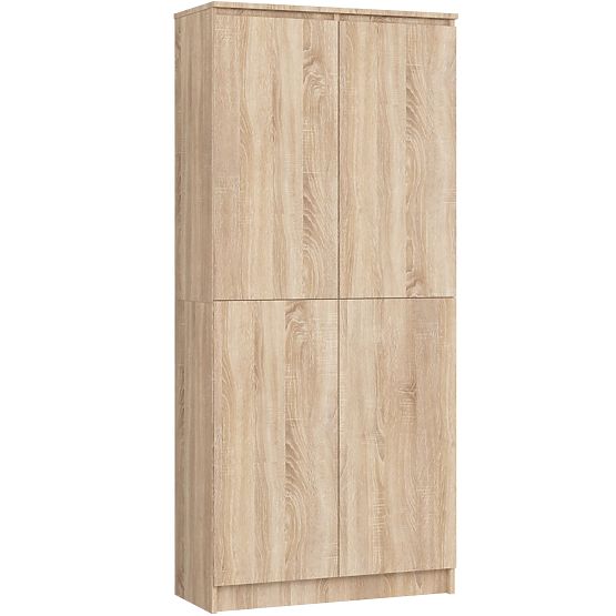 CLOSED SHELF R80 2D 8P CLP OAK SONOMA
