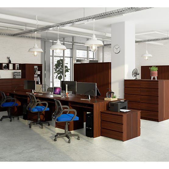 CLP 135 cm WENGE FREE-STANDING DESK