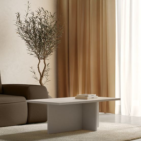 Coffee Table Jose, Rectangular, Cashmere