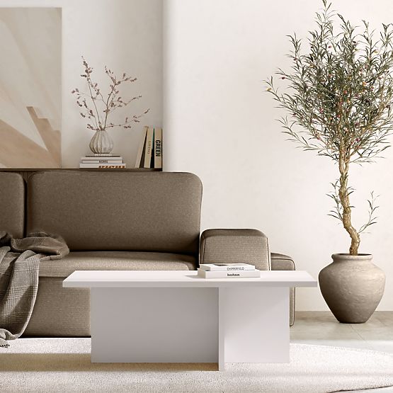 Coffee Table Jose, Rectangular, Cashmere