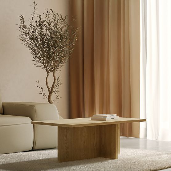 Coffee Table Jose, Rectangular, Cremona Torro Oak