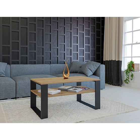 Coffee Table Modern 1P ARTISAN BLACK