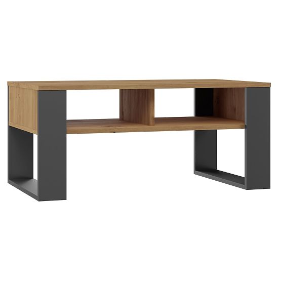 Coffee Table Modern 2P ANTHRACITE ARTISAN