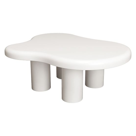 Coffee Table Vercelli 100 cm, White