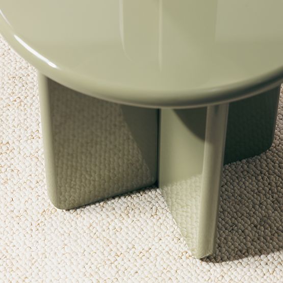 Coffee Table Vivid 50 cm, Olive, Glossy