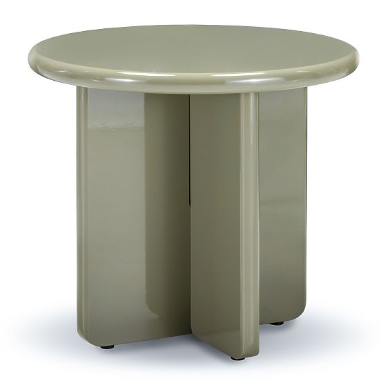Coffee Table Vivid 50 cm, Olive, Glossy
