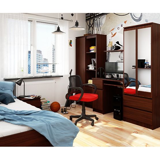 COMPUTER DESK 90 cm PIXEL RIGHT WENGE