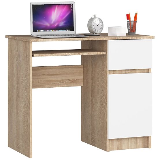 COMPUTER DESK PIKSEL SONOMA / WHITE - RIGHT