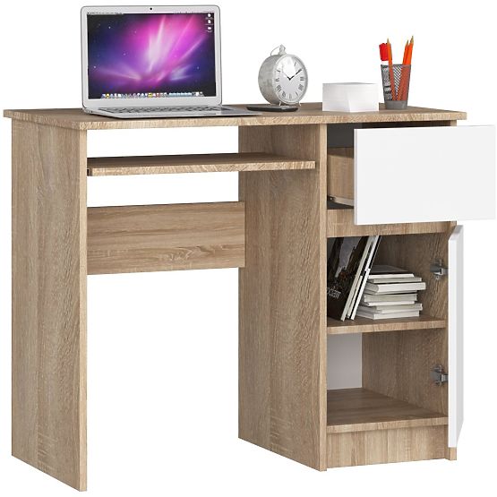 COMPUTER DESK PIKSEL SONOMA / WHITE - RIGHT