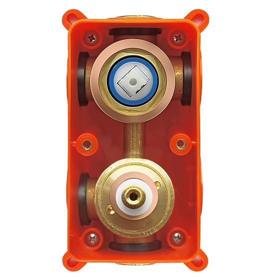 Concealed Bath-Shower Set Rea Lungo Copper + BOX