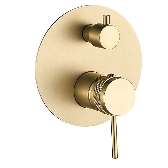 Concealed Shower Set Rea Lungo Grip Brushed Gold + BOX