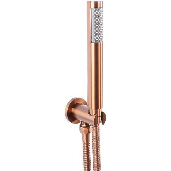Concealed Shower Set with Thermostat LUNGO Brushed Copper + BOX