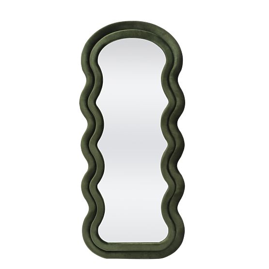 CONFETTO Standing or Wall Mirror, Olive (1pc=1pcs)