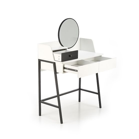 Console Table AGNES White/Black (1p=1pc)