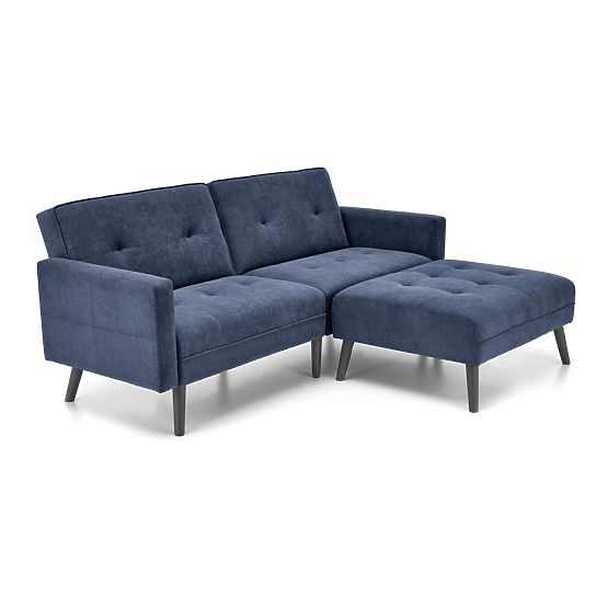 Convertible Sofa CORNELIUS with Corner Sofa Function Blue (1p=1pcs)