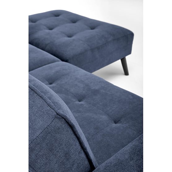 Convertible Sofa CORNELIUS with Corner Sofa Function Blue (1p=1pcs)