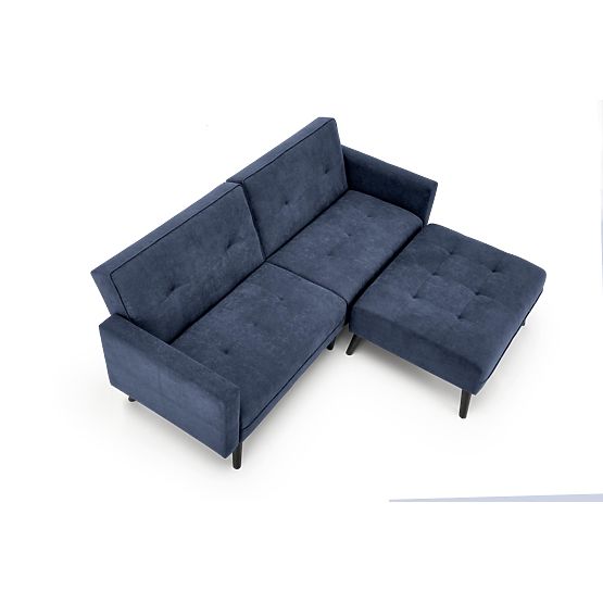 Convertible Sofa CORNELIUS with Corner Sofa Function Blue (1p=1pcs)