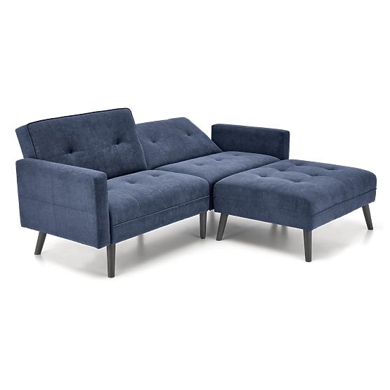 Convertible Sofa CORNELIUS with Corner Sofa Function Blue (1p=1pcs)