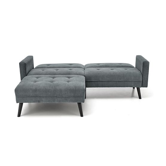 Convertible Sofa CORNELIUS with Corner Sofa Function Grey (1p=1pc)