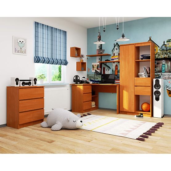 CORNER DESK B16 CLP LEFT ALDER