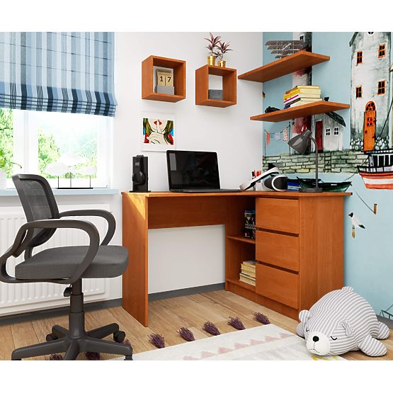 CORNER DESK B16 CLP RIGHT ALDER