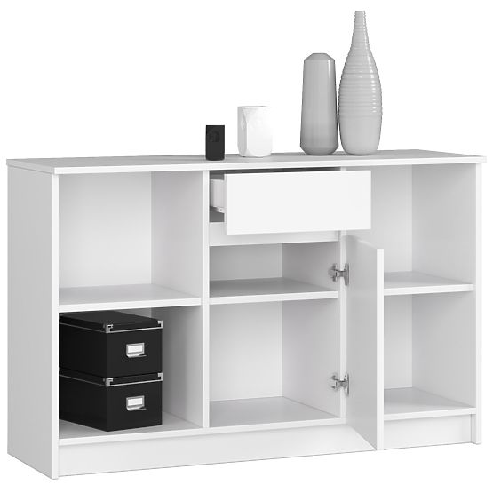 CORNER DESK SET B-17 WITH CABINET AND WHITE DESK