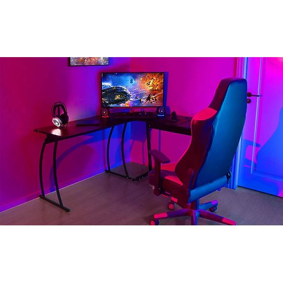 Corner Gaming Office Desk LOFT School Desk Black