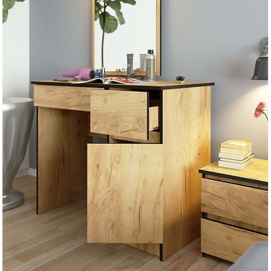 COSMETIC DRESSING TABLE WITH MIRROR P-2/SL 500x600 RIGHT PK OAK CRAFT