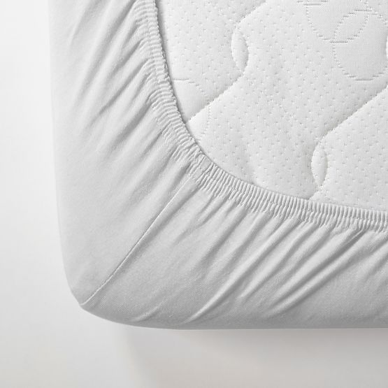 Cotton sheet 200x140 cm - white