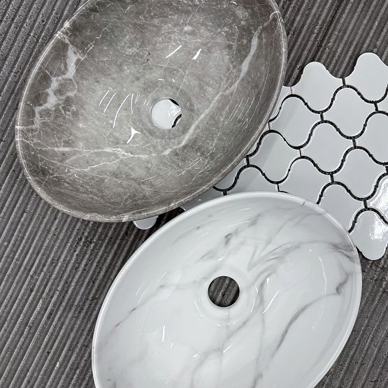 Countertop Washbasin Rea Sofia Mini Grigio