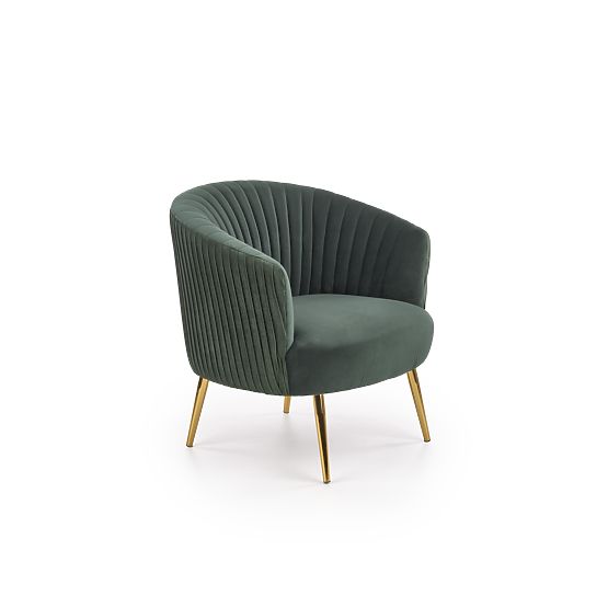 CROWN Relaxation Chair Dark Green / Gold