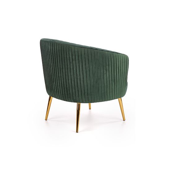 CROWN Relaxation Chair Dark Green / Gold
