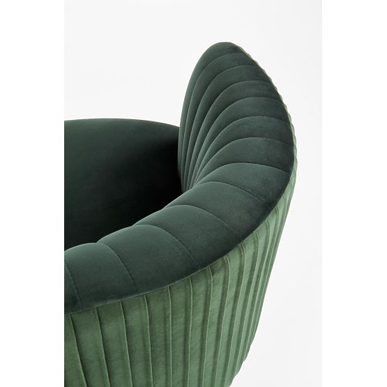 CROWN Relaxation Chair Dark Green / Gold