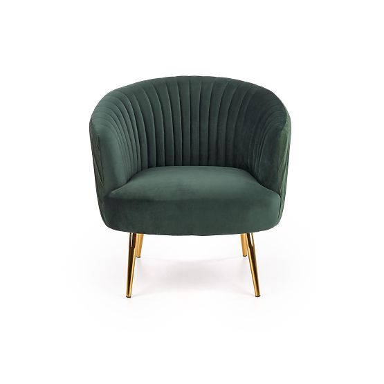 CROWN Relaxation Chair Dark Green / Gold