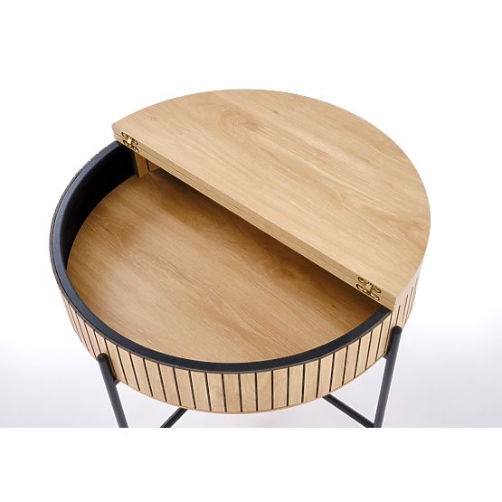 DANTE set of 2 benches, natural/black (1p=1set)