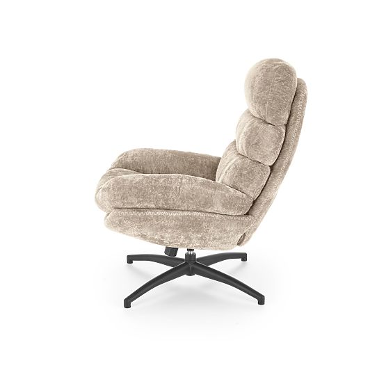 DARIO Recliner Chair with Footrest and Rocking Function, Beige (1p=1pc)